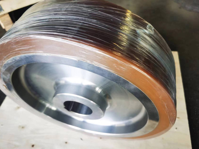 可移动货叉堆垛机包胶驱动轮