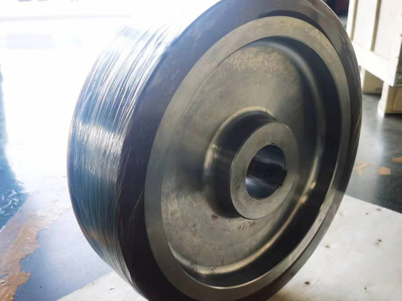 立柱式堆垛机聚氨酯包胶承载轮