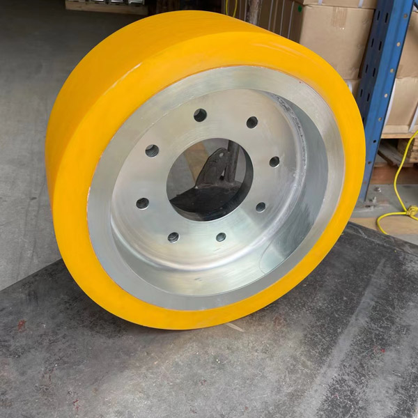 堆高车重型聚氨酯包胶轮