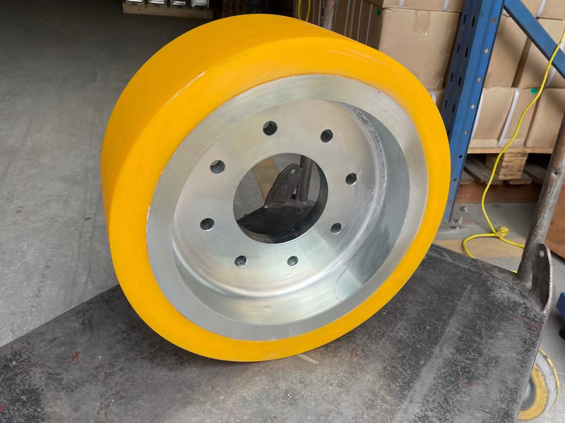 堆高车重型聚氨酯包胶轮