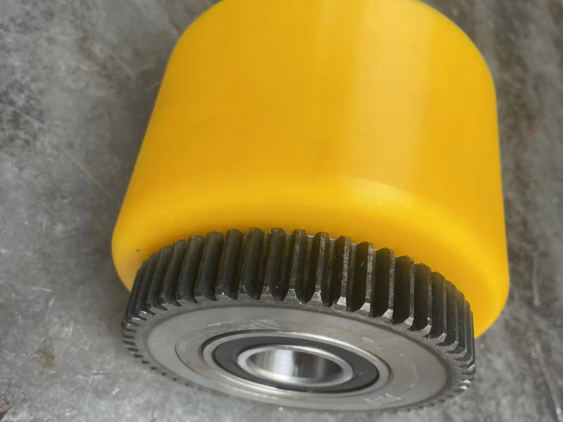 重型电动平车龙门起重机包胶轮